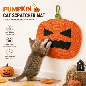 halloween pumpkin cat scratcher mat 11 halloween pumpkin cat scratcher mat 11