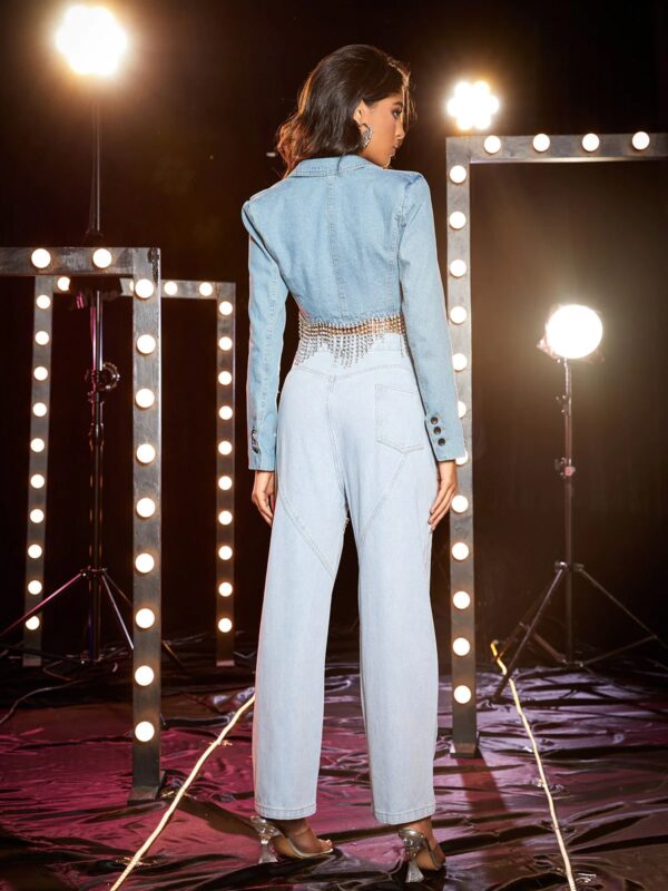 kahlil embellished cutout denim pants 6