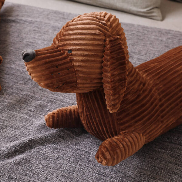 long stuffed dachshund doll plush nap sofa cushion 5