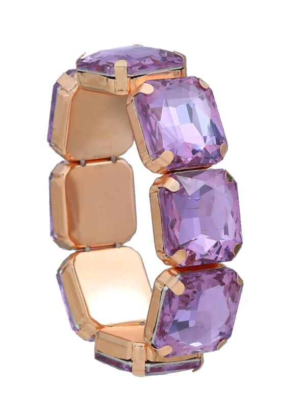 parris purple square rhinestone bracelet 2