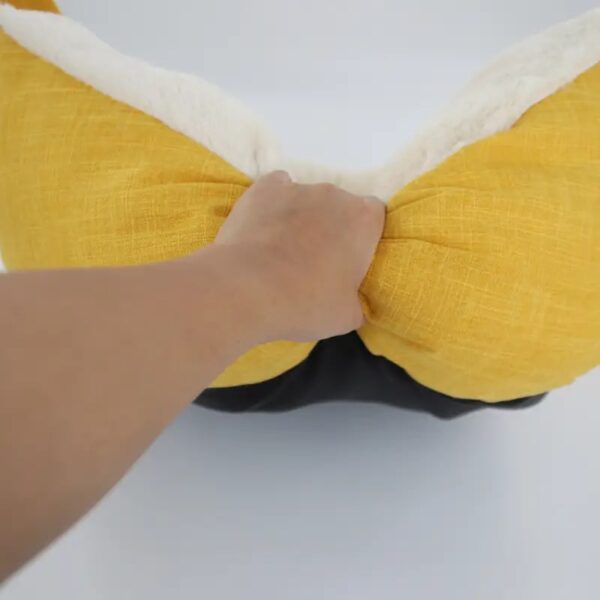 portable semi enclosed large cat basket bed 8