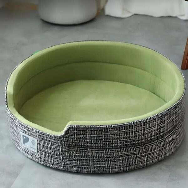 round shape pet bed with detachable cushion 10