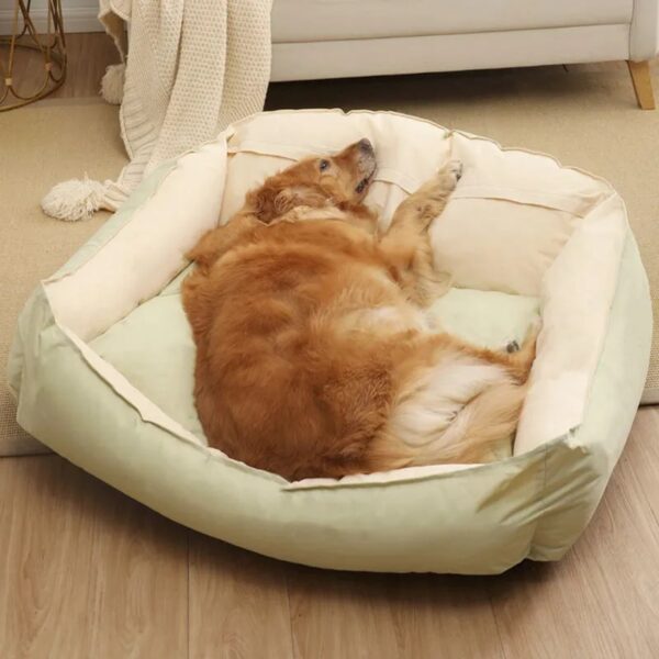 semi enclosed high back large dog bed for all seasons 1