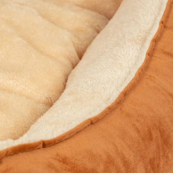 semi enclosed high back large dog bed for all seasons 10