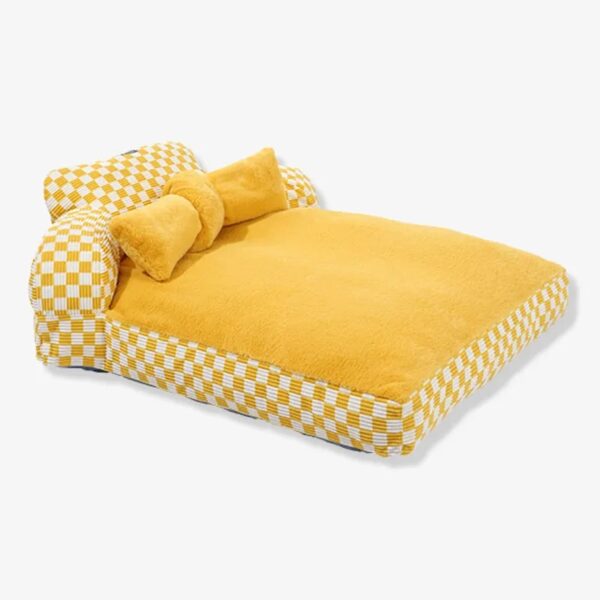 sofa bed yellow