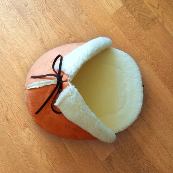 warm slipper shoe cat bed with catnip toy 13