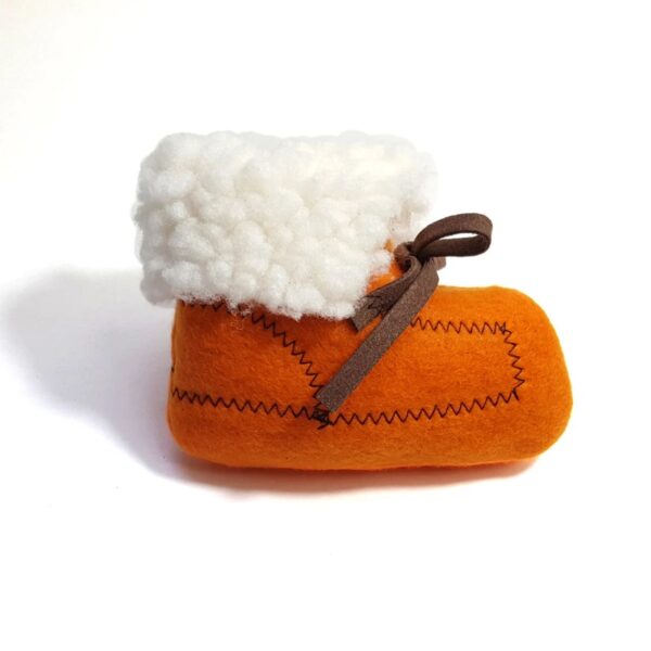 warm slipper shoe cat bed with catnip toy 16