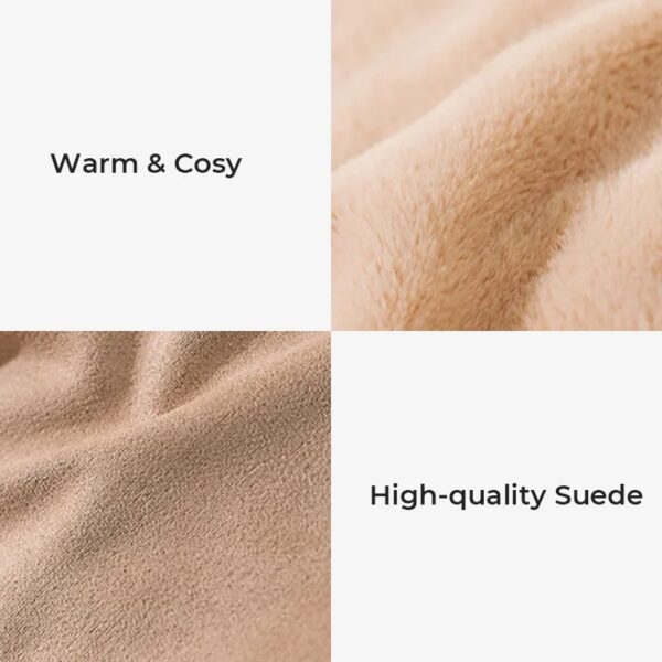 anti anxiety oval warm plush dog bed 11
