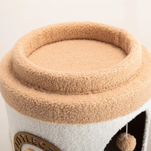 coffee cup cat tree tower 6