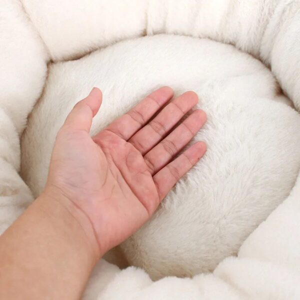 cute plush panda deep sleep pet bed 5
