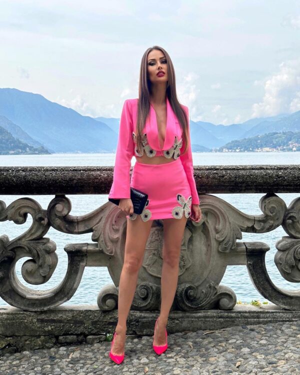 diora pink two piece set 5