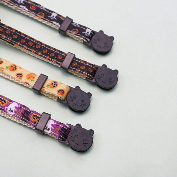 halloween cat collar with bell 7