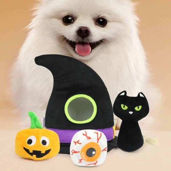 halloween themed dog toys set 1