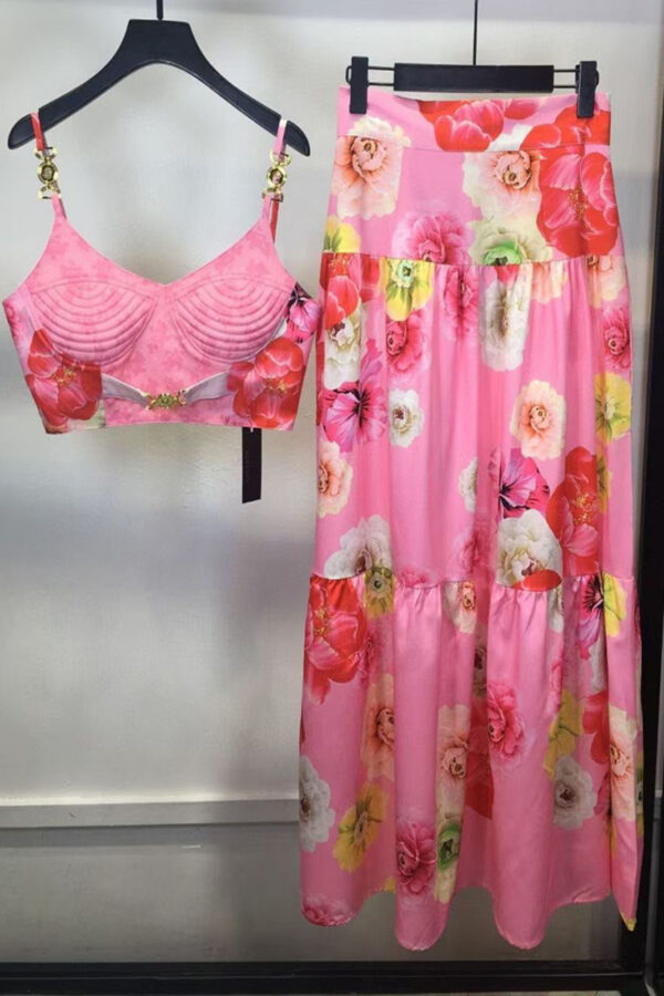 phantasia flower printed set 4