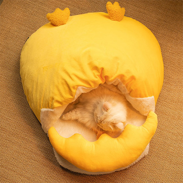 animal shaped cat bed 3