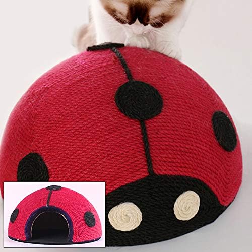 cartoon ladybug sisal cat scratcher cat nest 15