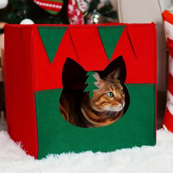 christmas gift box pet house 6