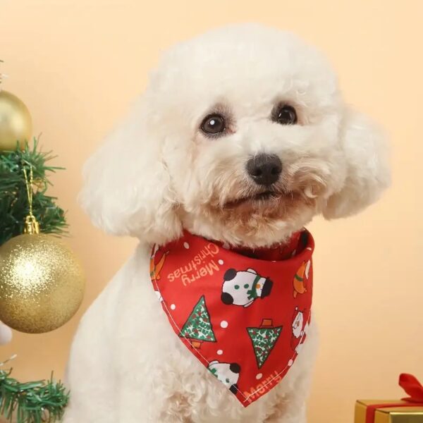 christmas themed dog bandana 3