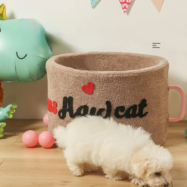 cup shaped pet bed 555