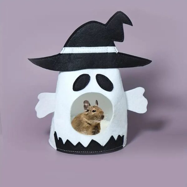 halloween ghost shape nest for small pets 1