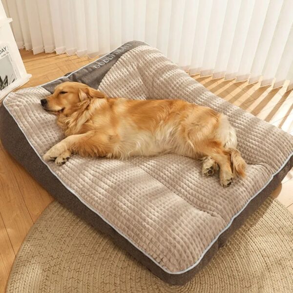 large thick scratch resistant spine protection dog cushion bed 12