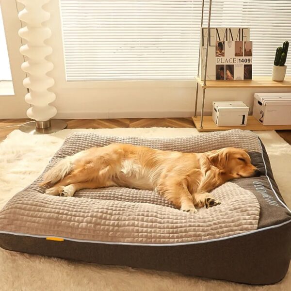 large thick scratch resistant spine protection dog cushion bed 15