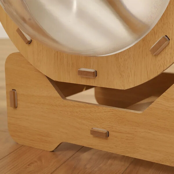 luxury space capsule shape cat house with scratcher 4