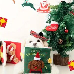christmas book interactive sniffing dog toy 100