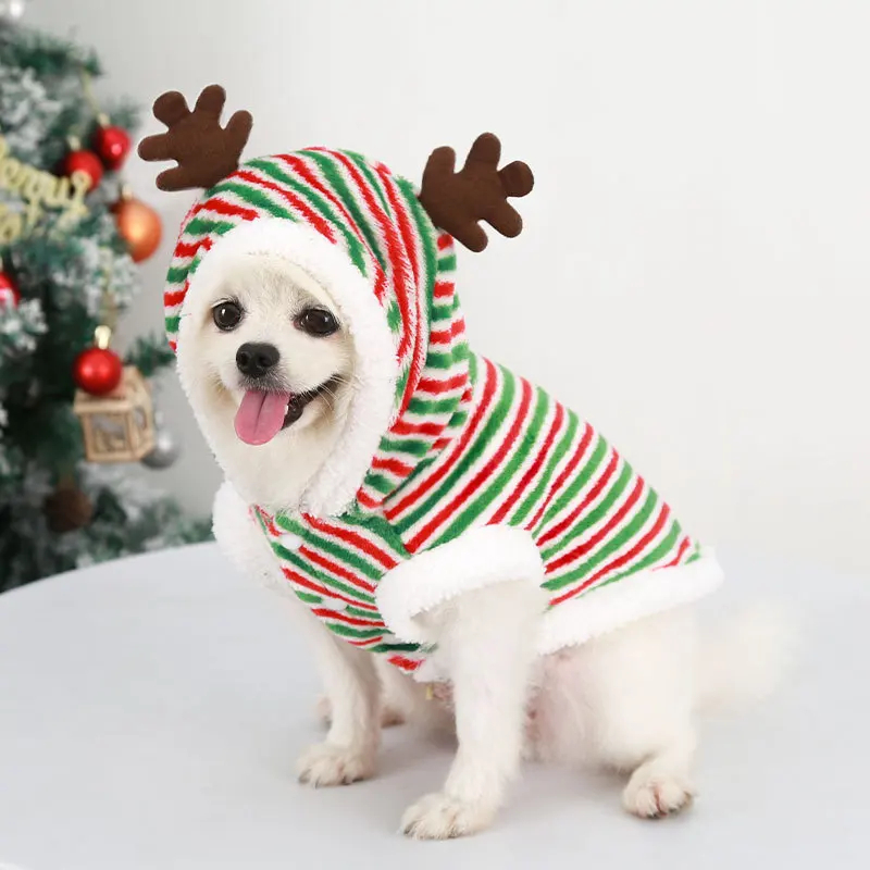 christmas deer dog costume 1