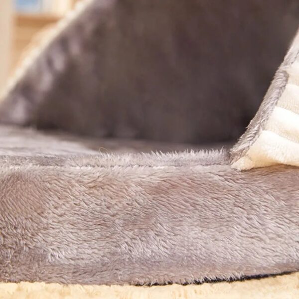 funny slipper styled semi enclosed dog & cat bed 4