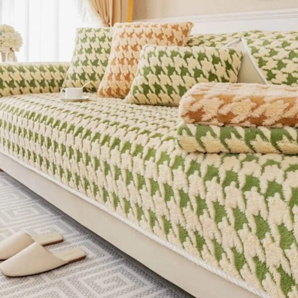 houndstooth furniture protection anti slip sofa cover 10
