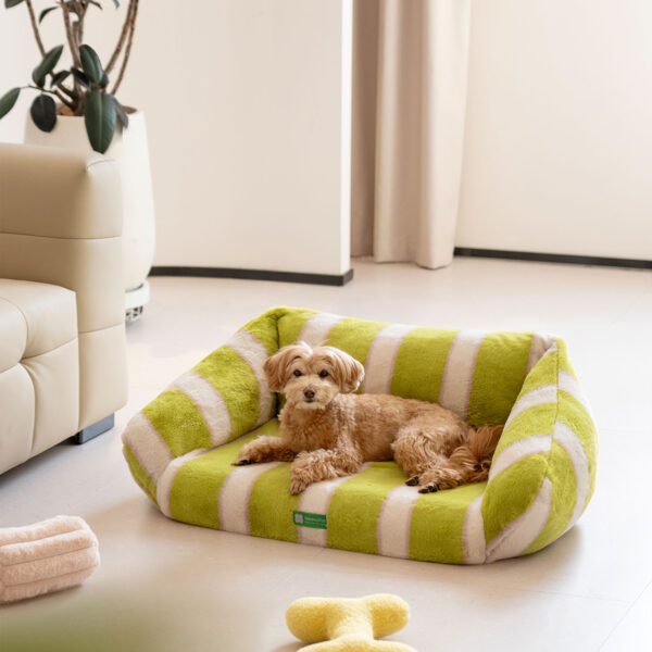 luxury modern striped pet sofa 3