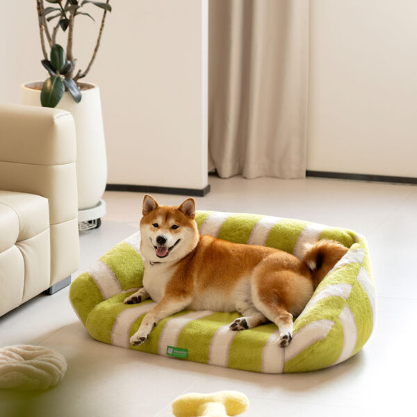 luxury modern striped pet sofa 4