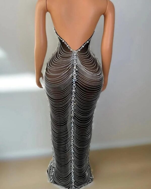 maribel crystal fringe gown 7