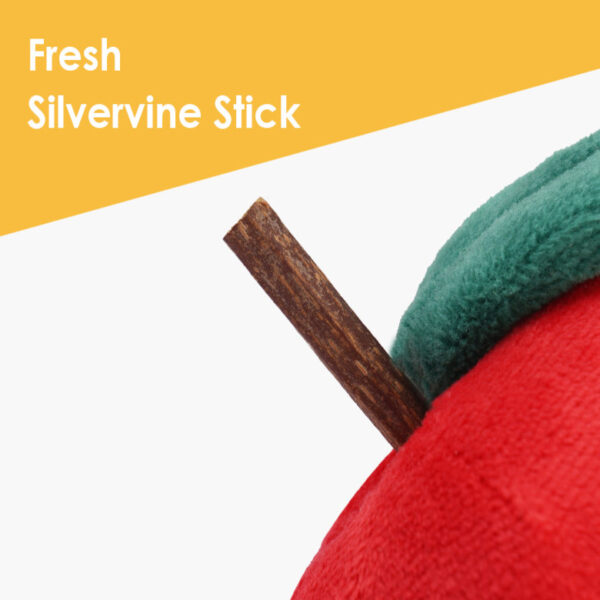 red apple silvervine cat toy 8