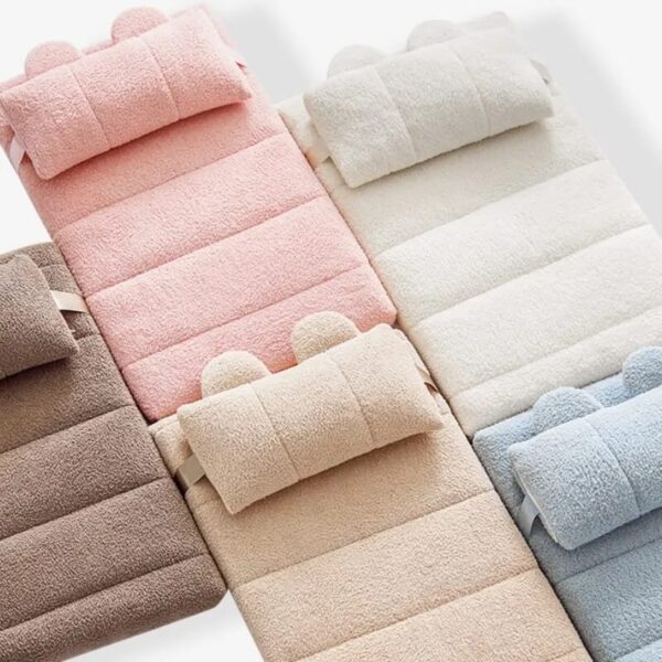 soft tatami mat pet lounger bed with pillow 3