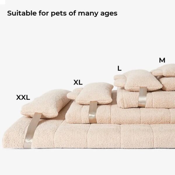 soft tatami mat pet lounger bed with pillow 5