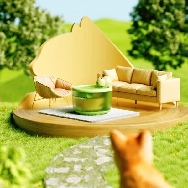 tiny bear water fountain 12