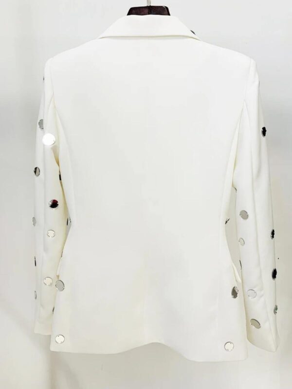 tyne circle acrylic embellished blazer 7