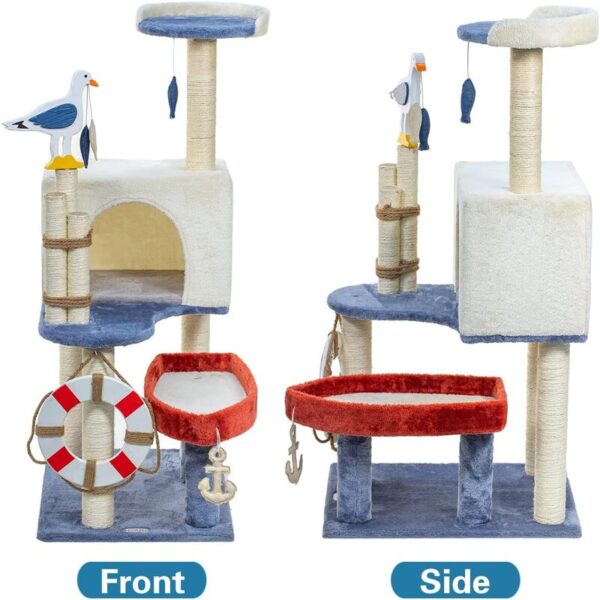 boat buoy novelty seagull cat tree tower 4