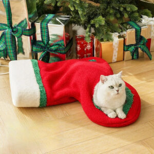 christmas stocking pet sleeping bag 1