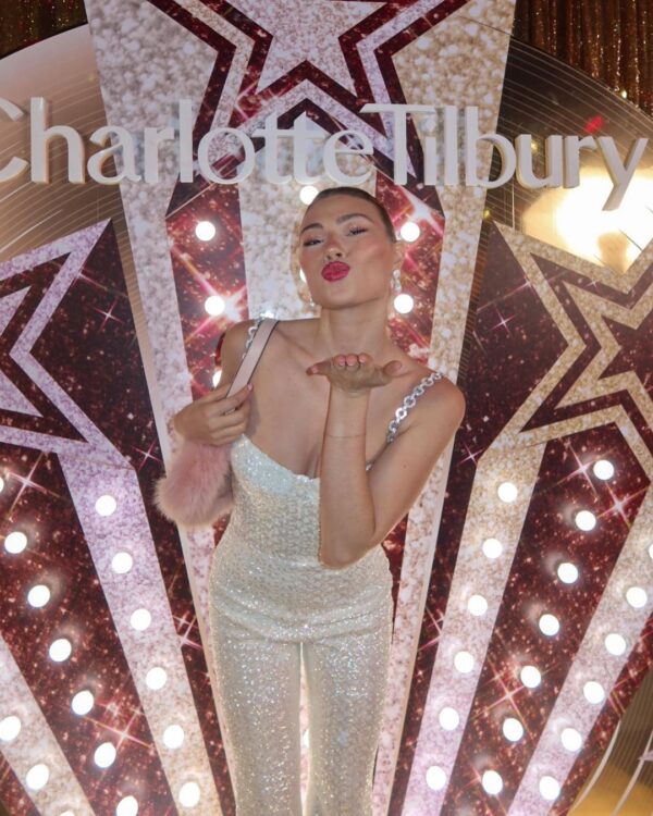 davian spaghetti sequin belted jumpsuit in white 15