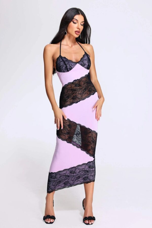 farin lace patchwork dress 2