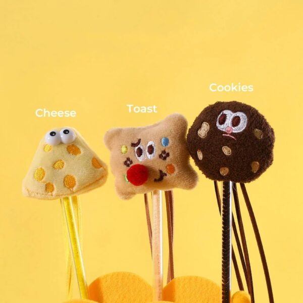 funny cookie cat teaser stick set 3
