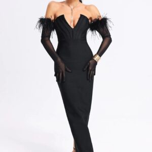 judy feather maxi bandage dress 1 judy feather maxi bandage dress 1