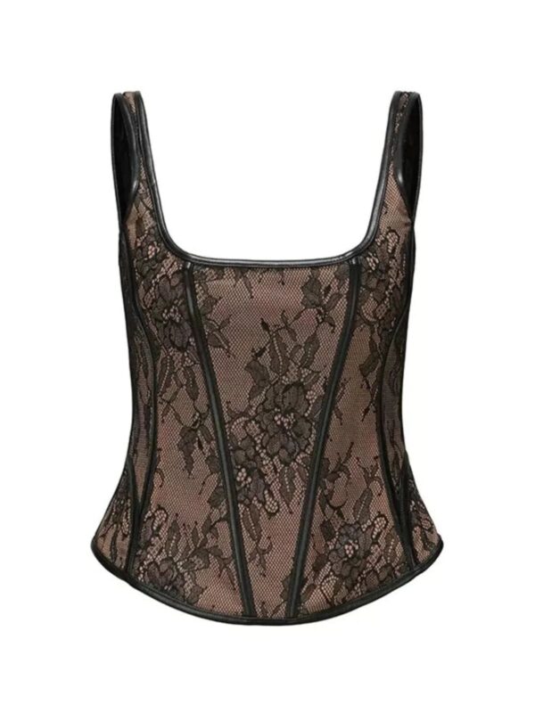 lido floral lace patchwork top 6