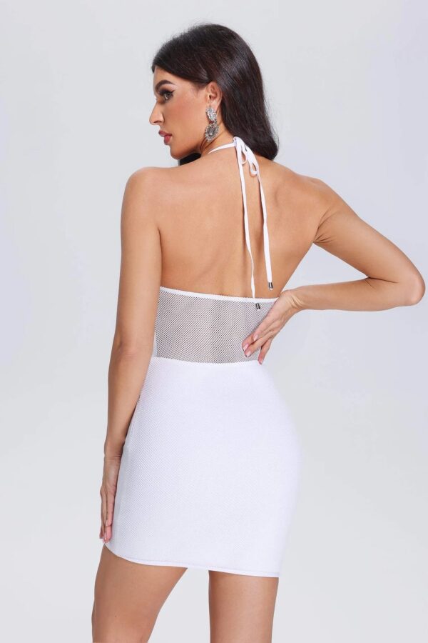 madge halter bandage mini dress 3