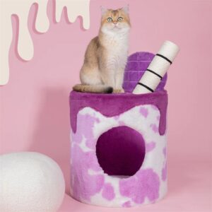taro milk tea cat tree 1
