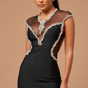 anya bandage mini dress black 11