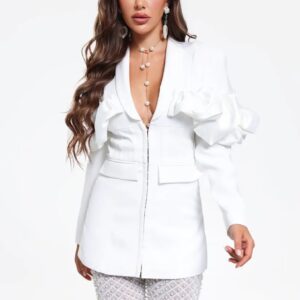 clea puff sleeves design mini dress 11